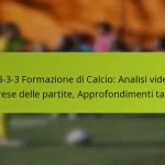 1-3-3-3 Formazione di Calcio: Analisi video, Riprese delle partite, Approfondimenti tattici
